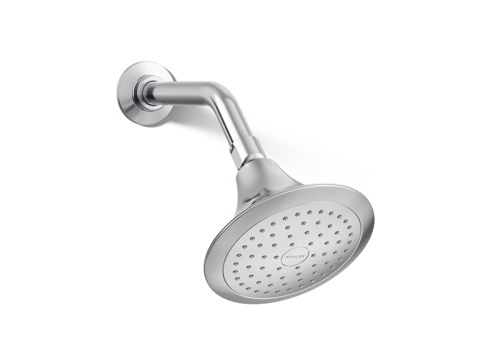 Kohler 10282-AK-CP Forté Single-function showerhead, 2.5 gpm