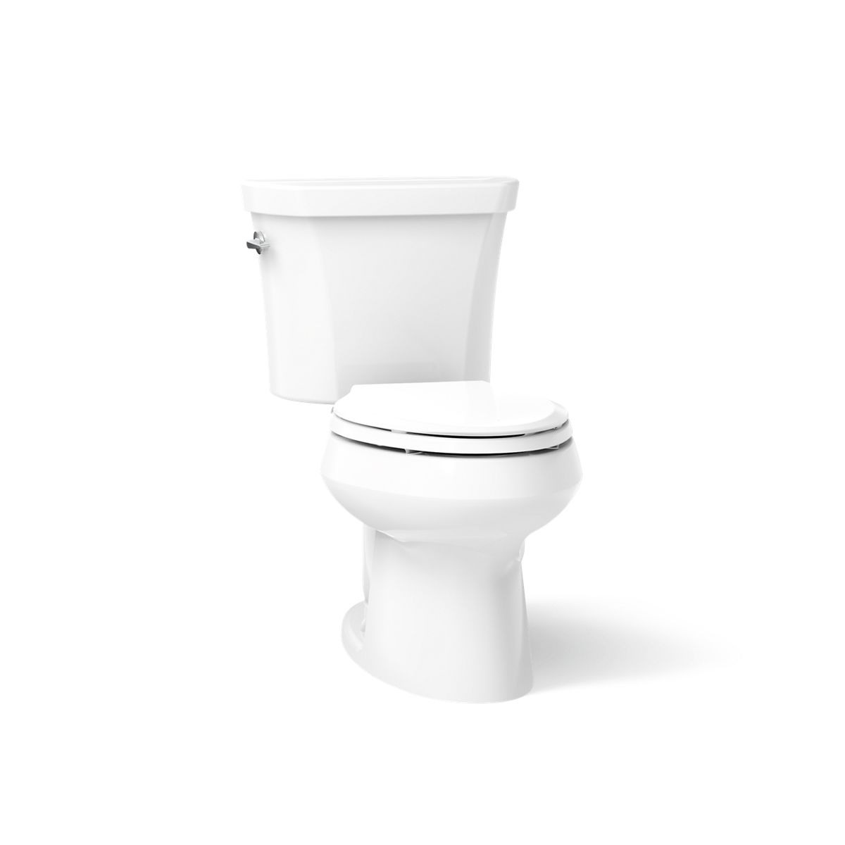 Wellworth Two-piece elongated toilet, dual-flush