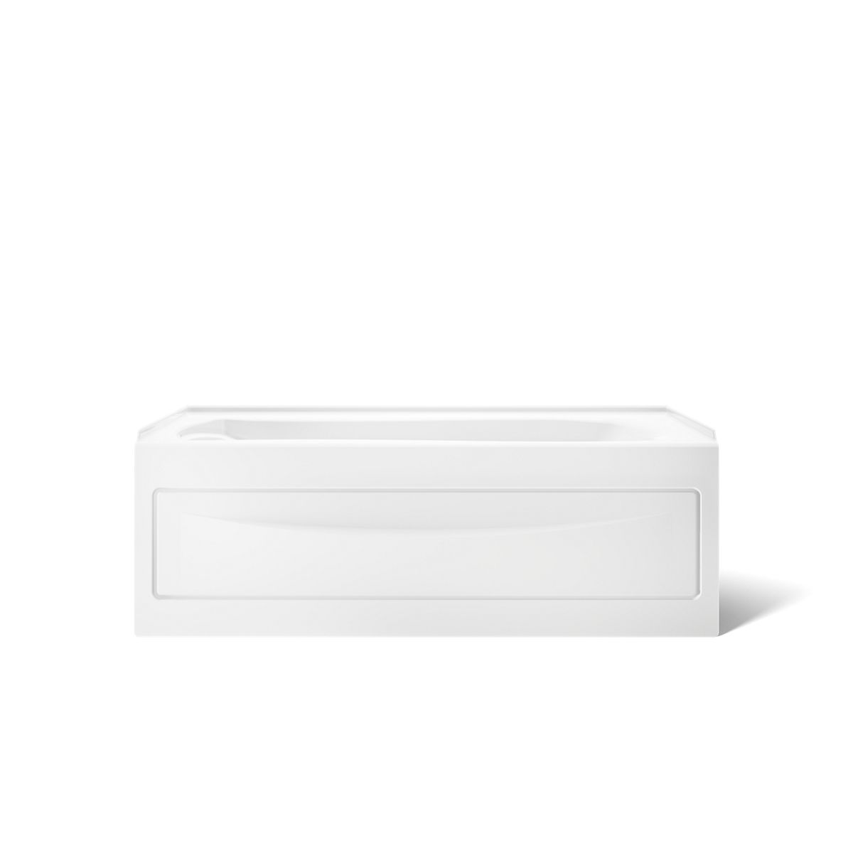Kohler 1242-LA-0 Mariposa 60" x 36" alcove bath, left drain