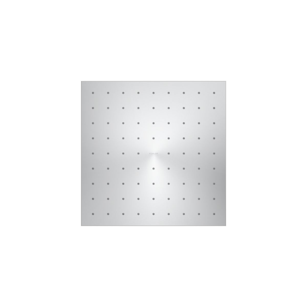 Kohler 13696-CP Contemporary Square 10" single-function rainhead, 2.5 gpm
