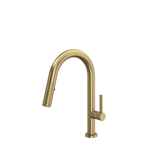 House Of Rohl Tenerife TE65D1LMAG Bar & Prep Faucet 8-7/32" C 1H Pull-Down W/1-Lever Gold