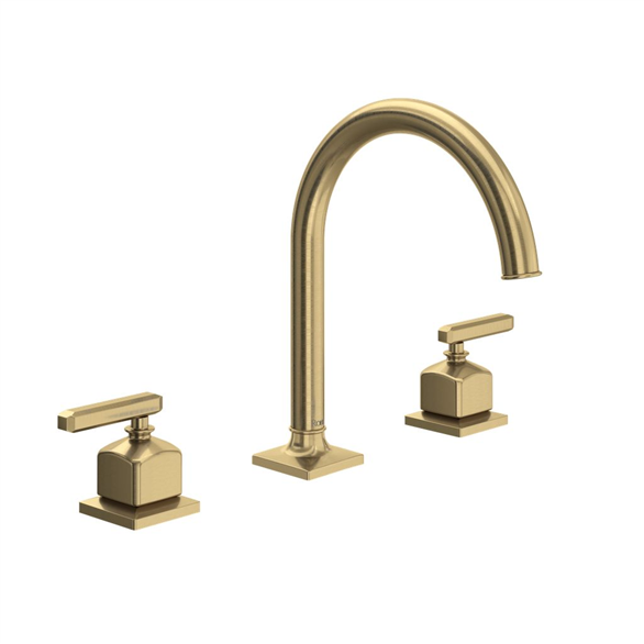House Of Rohl Apothecary AP08D3LMAG Lavatory Faucet 7-1/4" C Deck-Mount 3H WS 1.20 GPM W/2-Lever Gold