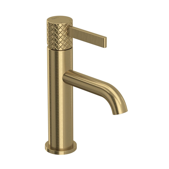 House Of Rohl Tenerife TE01D1LMAG Lavatory Faucet 4-25/32" Deck-Mount 1H 1.20 GPM W/1-Lever Push Gold
