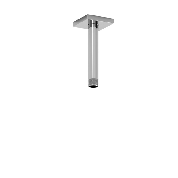 Riobel 518C Shower Arm 6" 6" Round VERT W/FLG Chrome