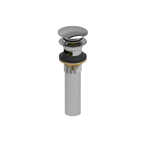 Riobel DB160C Drain 6-1/8" Push F/Lavatory W/Overflow Chrome
