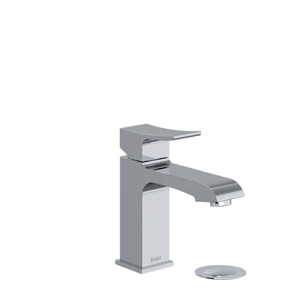 Riobel Zendo ZS01C Lavatory Faucet 4-1/4" Deck-Mount 1H 1.50 GPM W/1-Lever Push Chrome