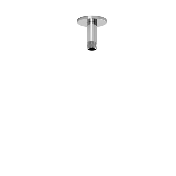 Riobel 509C Shower Arm 3" 3" Round VERT W/FLG Chrome