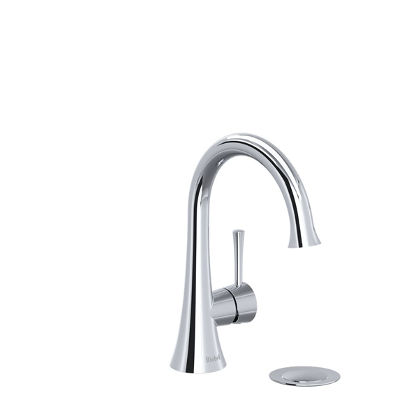 Riobel Edge ED01C Lavatory Faucet 6-1/2" Deck-Mount 1H 1.20 GPM W/1-Lever Push Chrome