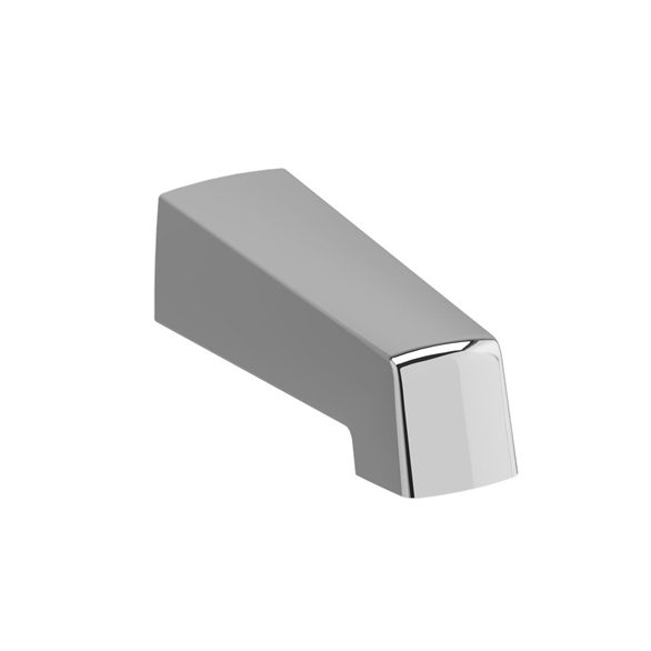 Riobel 890C Spout 6-3/8" Square Wall-Mount F/Tub Chrome