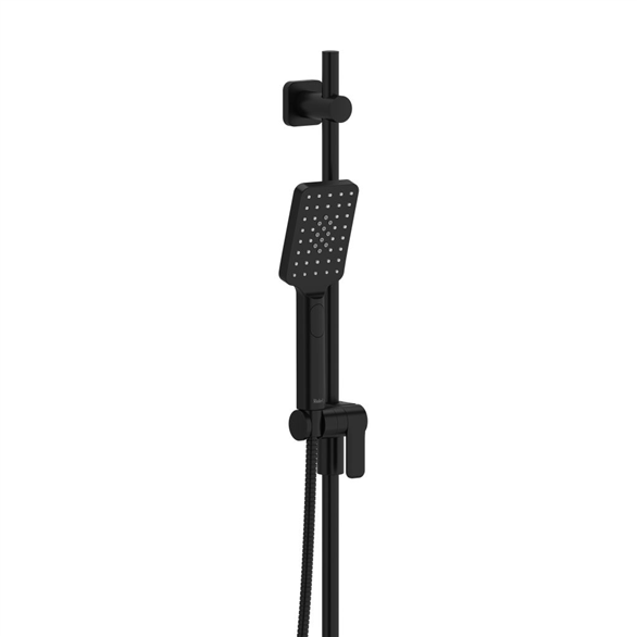 Riobel 4835BK Hand Shower Rail 2.00 GPM W/2-Jet Black