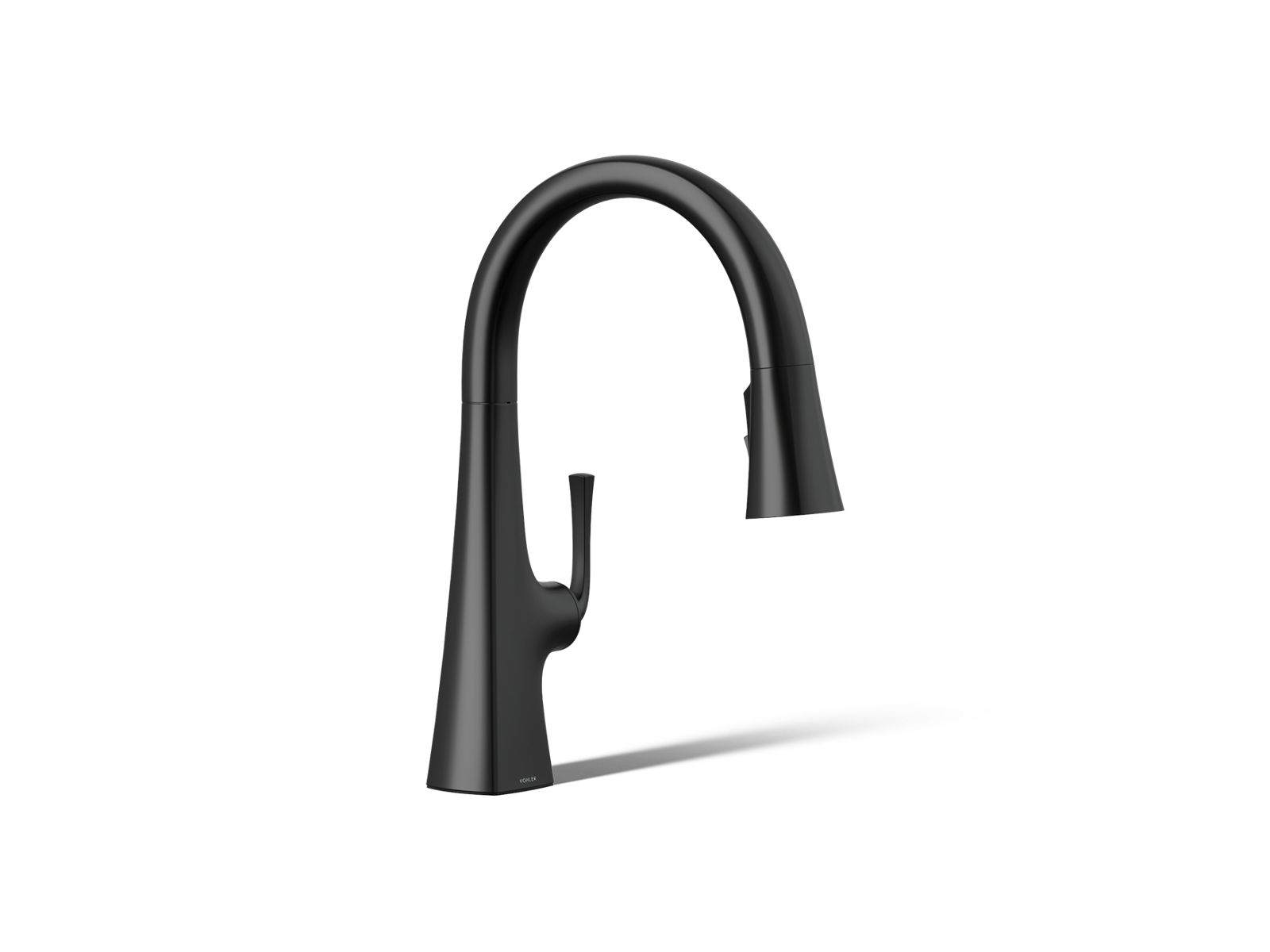 Kohler 22063-BL Graze Pull-down kitchen sink faucet with three-function sprayhead