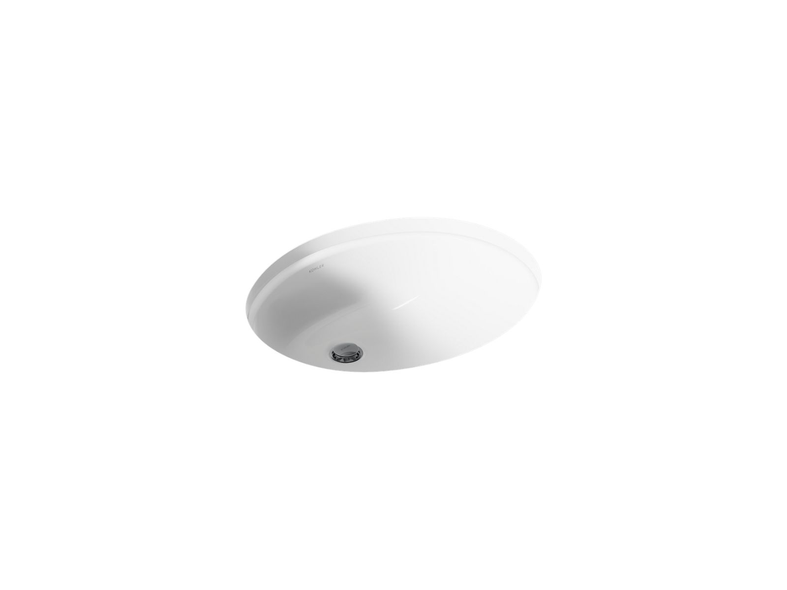 Kohler 2210-N-0 Caxton 19-1/4" oval undermount bathroom sink