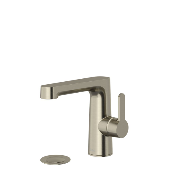 Riobel Nibi NBS01SHBN Lavatory Faucet 5-1/2" Deck-Mount 1H 1.20 GPM W/1-Side Lever Push Nickel