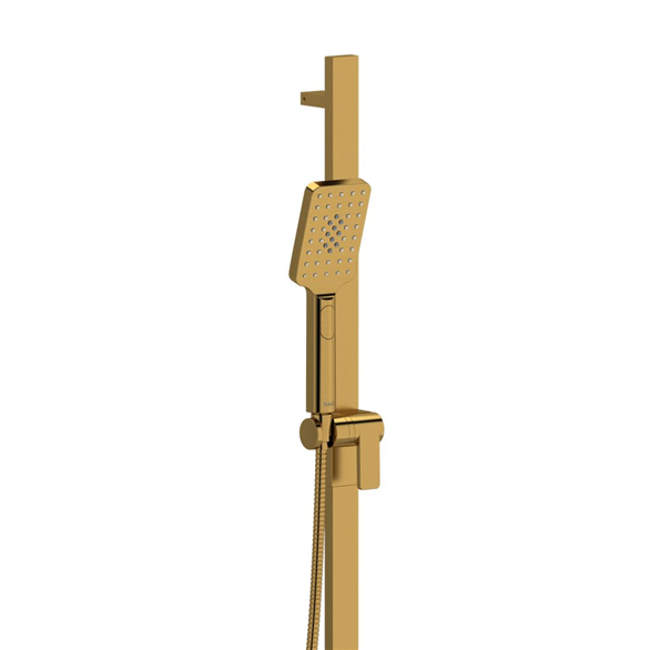 Riobel 4845BG Hand Shower Rail 2.00 GPM W/2-Jet Gold