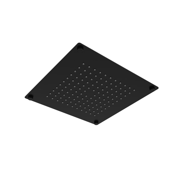 Riobel Salome 480BK Showerhead 10" Square 2.00 GPM Black
