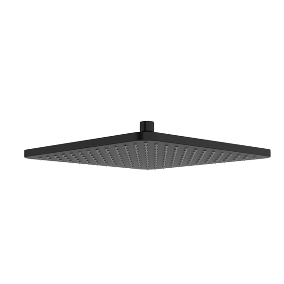 Riobel Salome 482BK Showerhead 12" Square Swivel 2.00 GPM Black