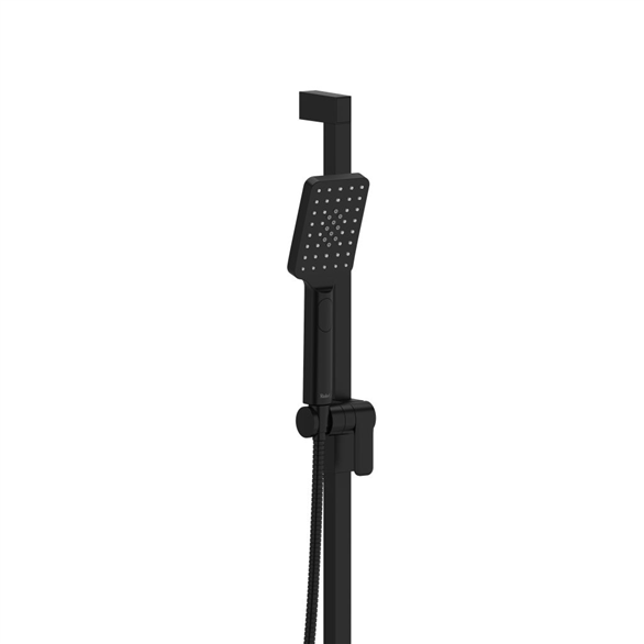 Riobel 4665BK Hand Shower Rail 2.00 GPM W/2-Jet Black