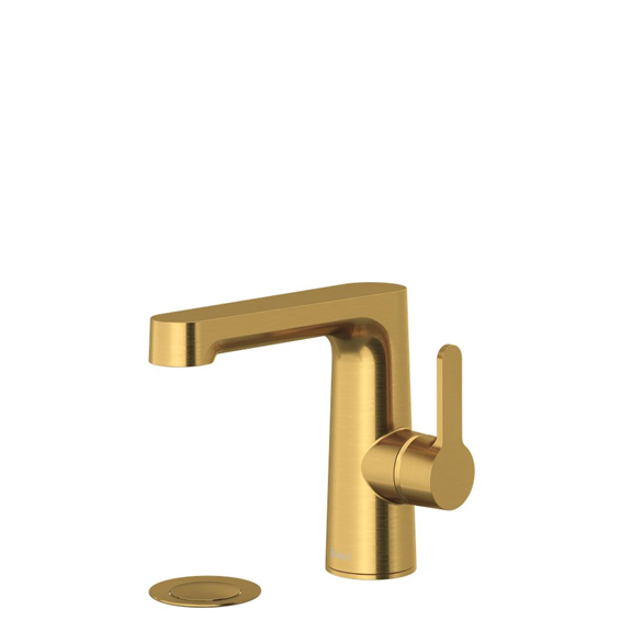Riobel Nibi NBS01SHBG Lavatory Faucet 5-1/2" Deck-Mount 1H 1.20 GPM W/1-Side Lever Push Gold