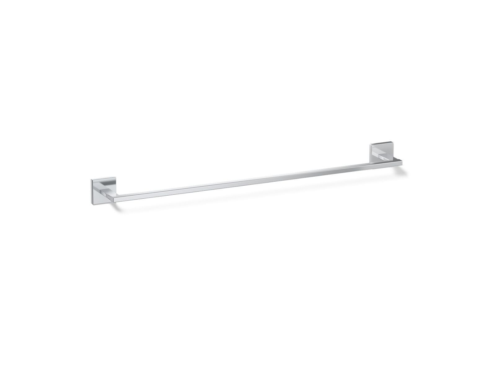 Kohler 23285-CP Square 24" Towel Bar, Chrome