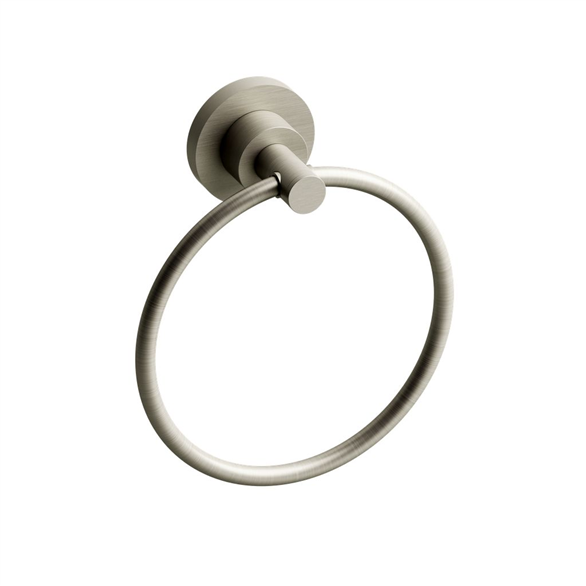 Riobel Star ST7BN Towel Ring 7" Round Nickel