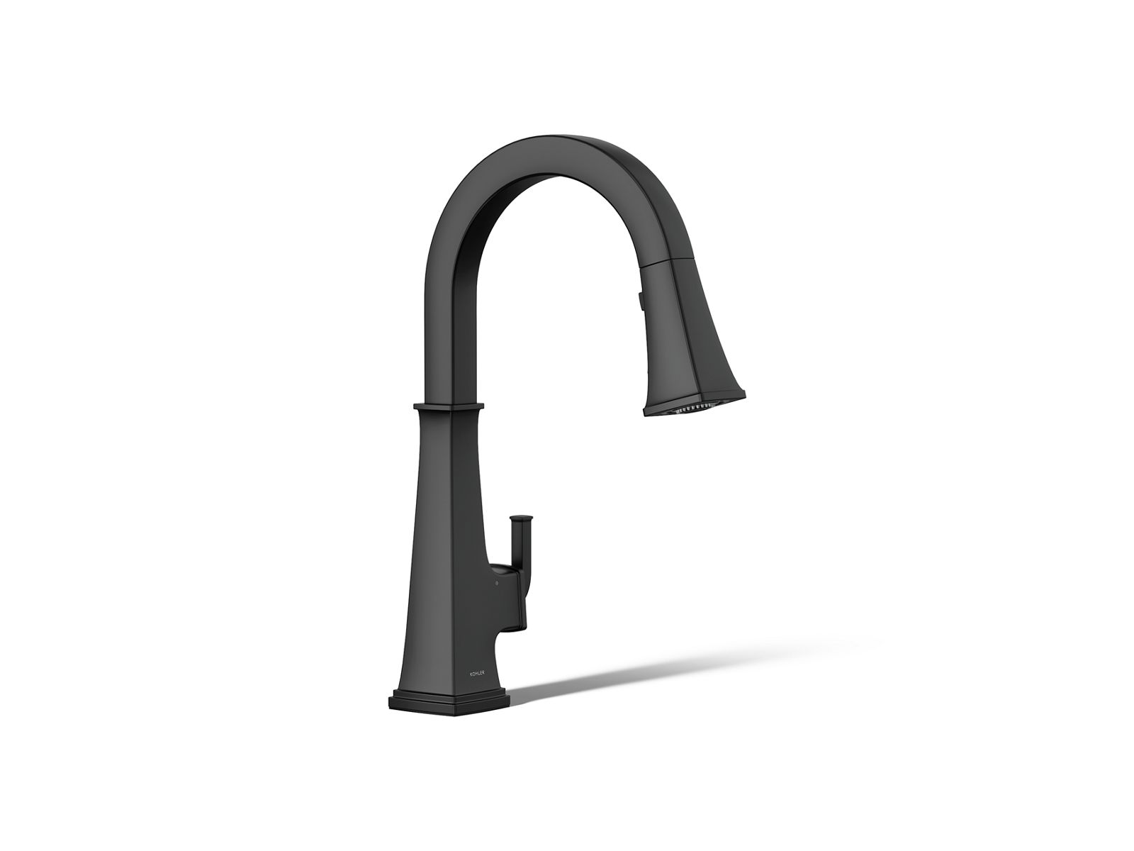 Kohler 23832-BL Riff Touchless pull-down kitchen sink faucet with three-function sprayhead