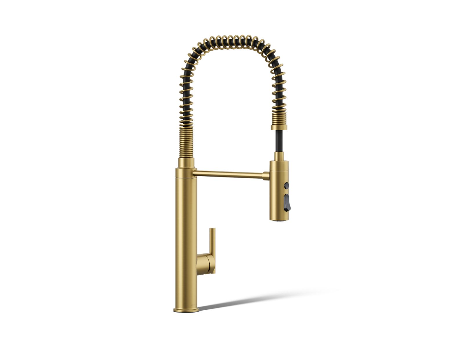 Kohler 24982-2MB Purist Semi-professional kitchen sink faucet with three-function sprayhead