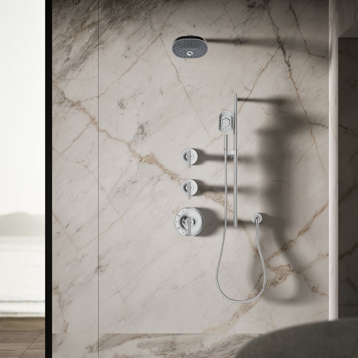 Statement Three-function showerhead, 1.75 gpm