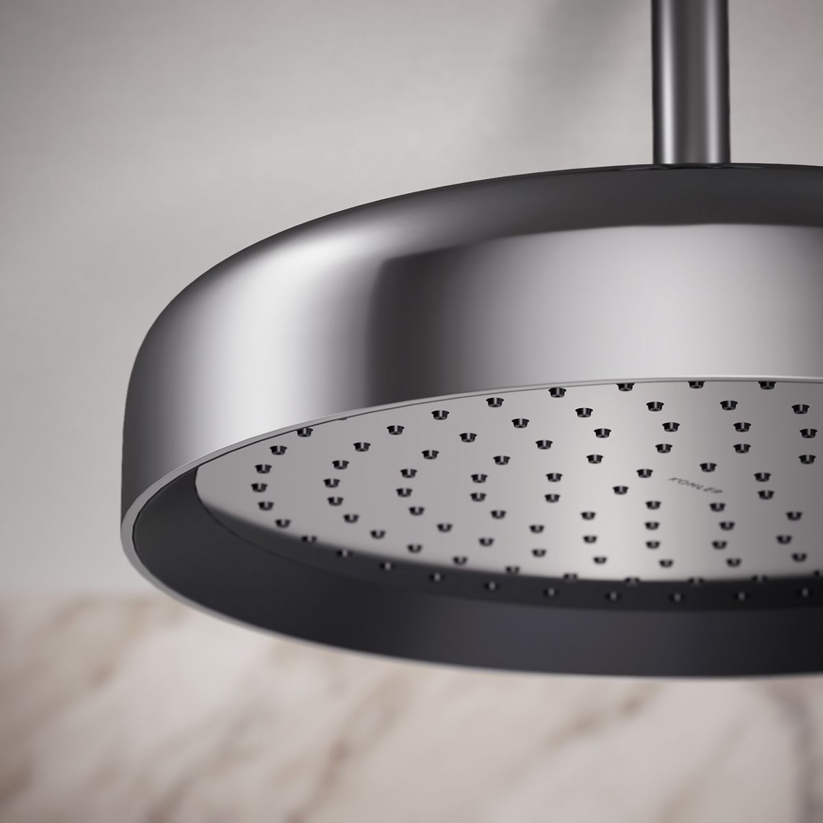 Kohler 26291-G-CP Statement Round 12" single-function rainhead, 1.75 gpm