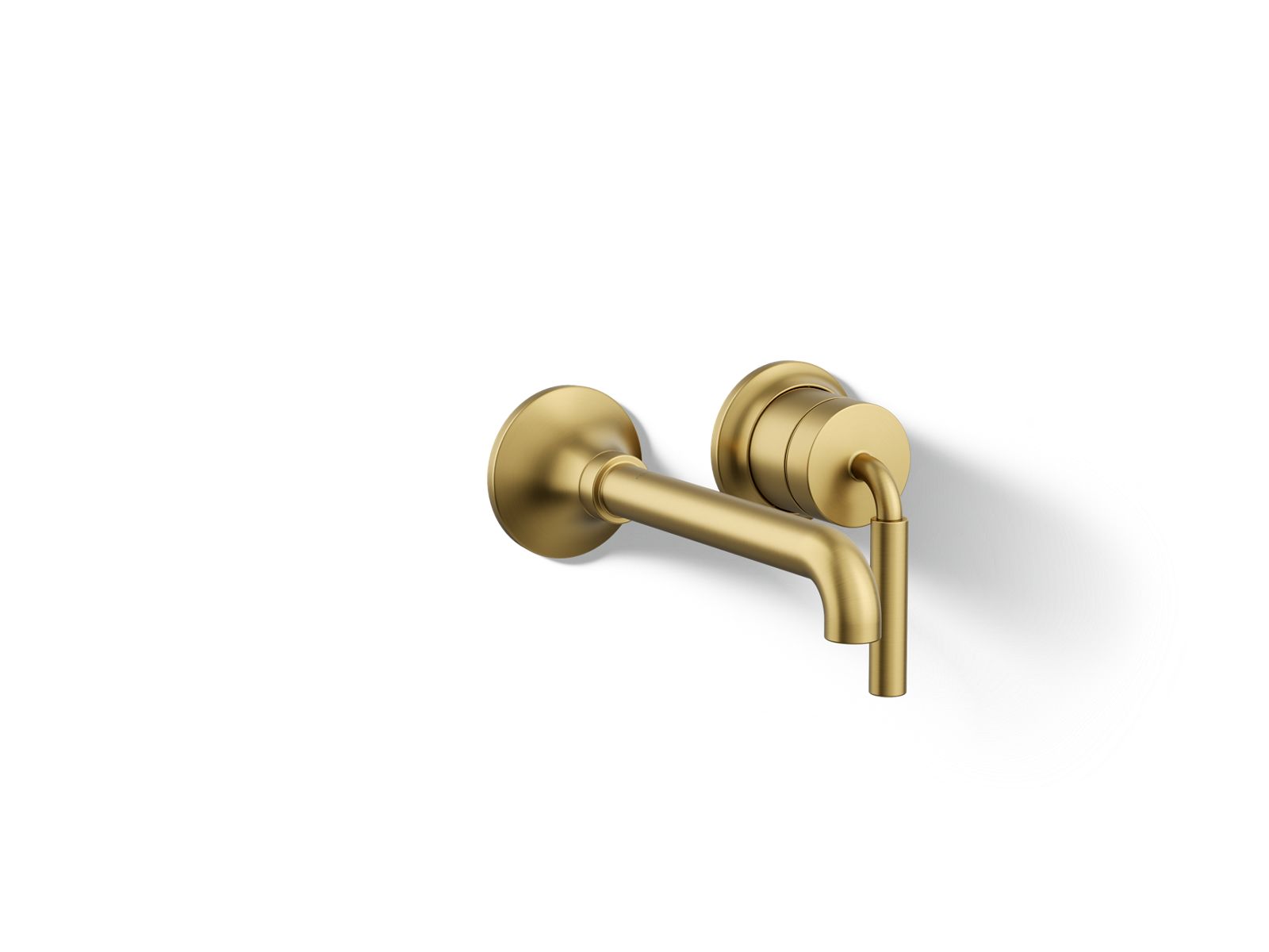 Kohler 26438-4-2MB Tone Wall-mount single-handle bathroom sink faucet, 1.2 gpm