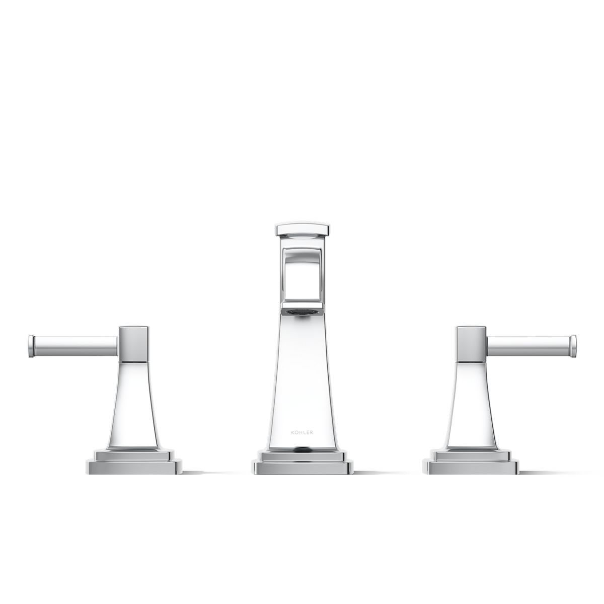 Kohler 27399-4-CP Riff Widespread bathroom sink faucet, 1.2 gpm