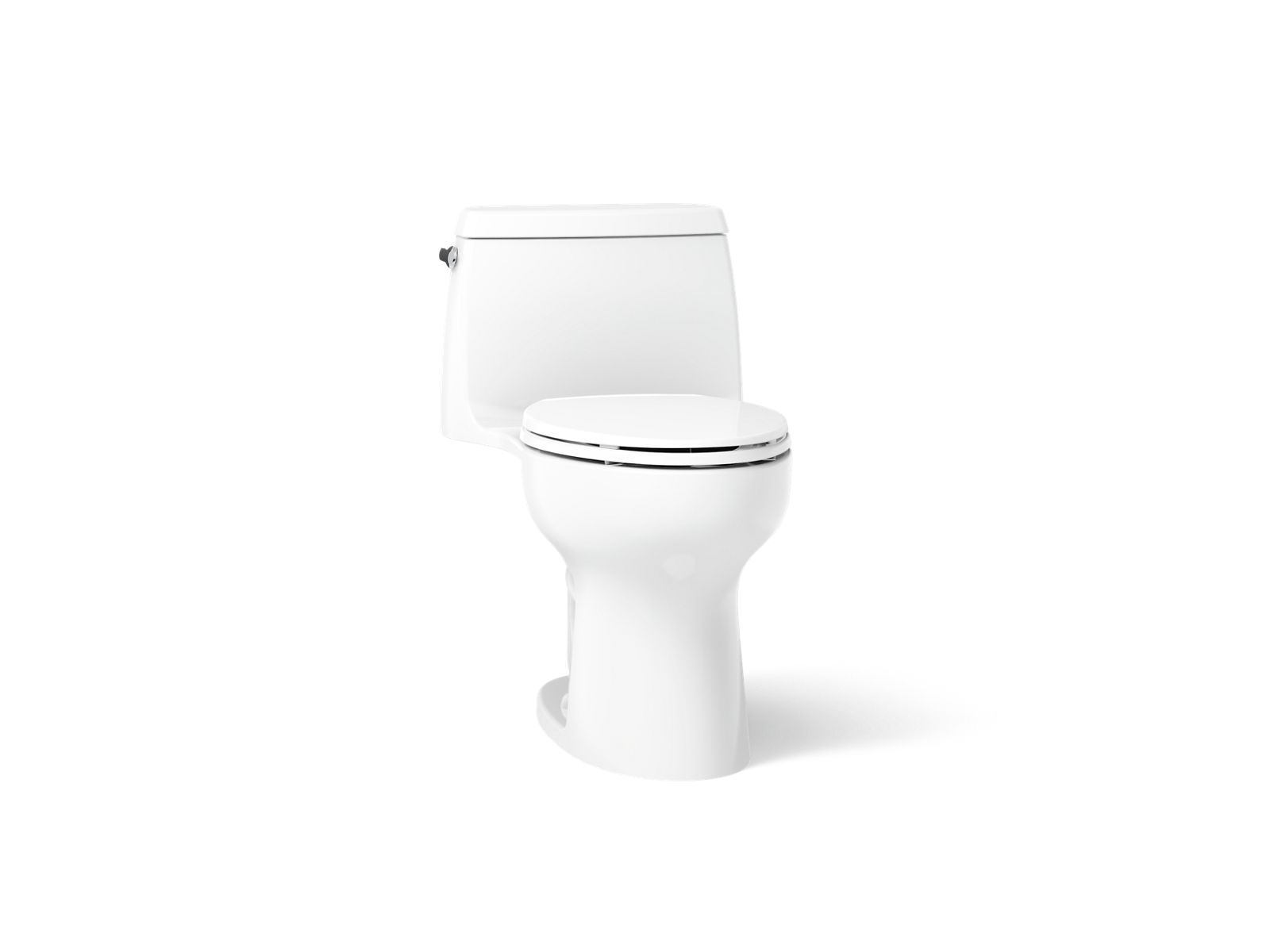 Kohler 30810-0 Santa Rosa One-piece compact elongated toilet, 1.28 gpf