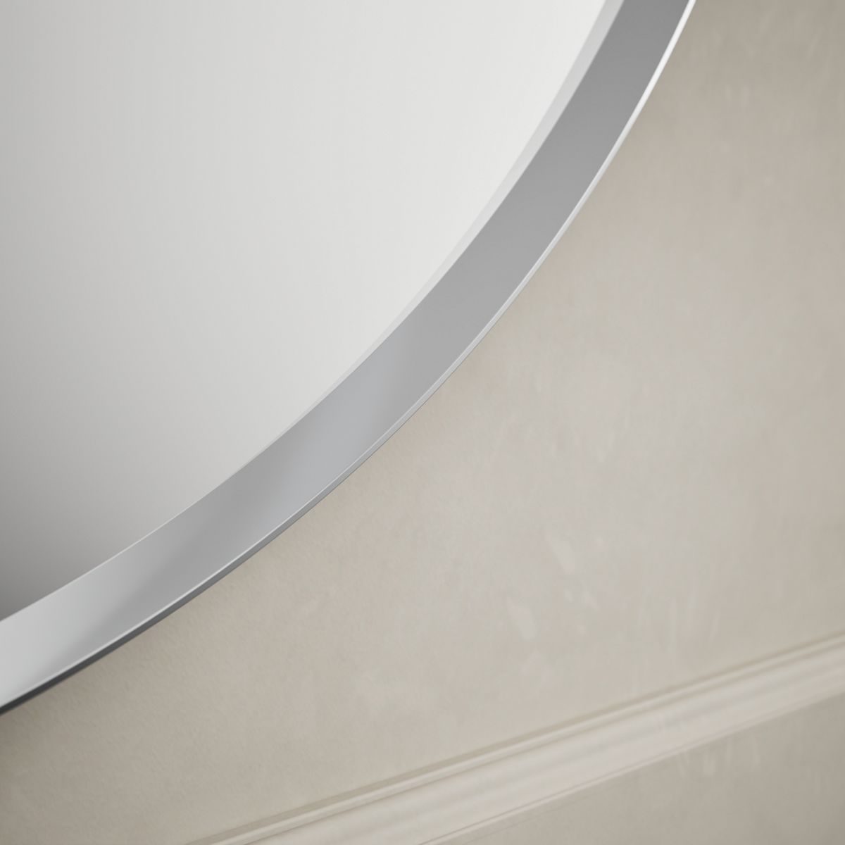Kohler 31368-CPL Essential 32" round framed mirror