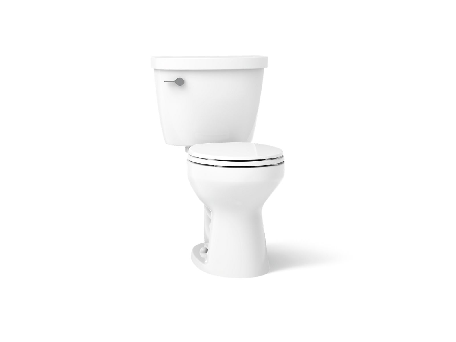 Kohler 31641-0 Cimarron Two-piece round-front toilet, 1.28 gpf
