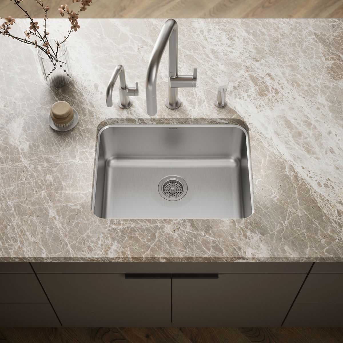 Undertone 23" undermount single-bowl kitchen sink