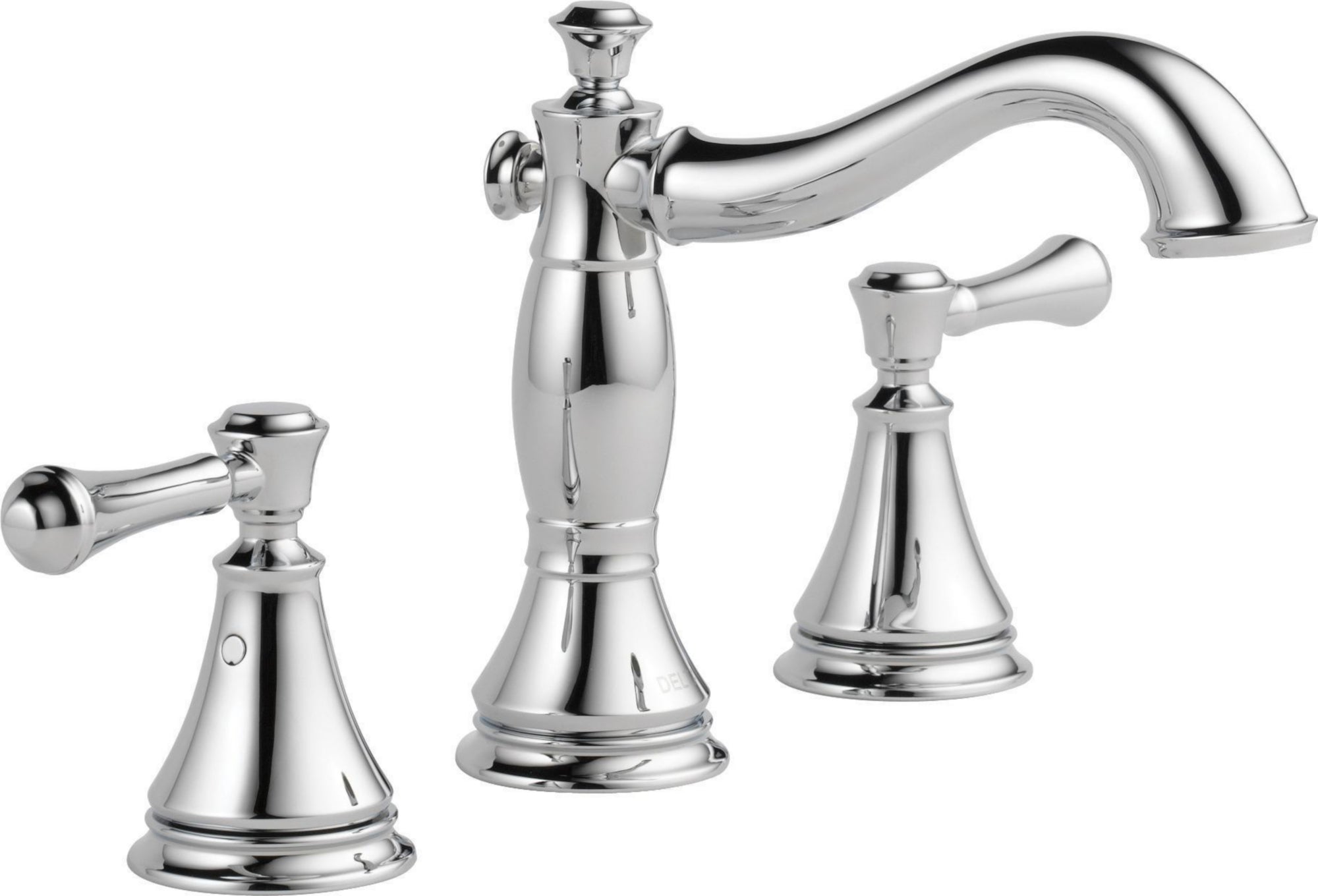 Delta 3597LF-MPU - Two Handle Wide Spread Lavatory W/ Metal Pop-Up - Chrome