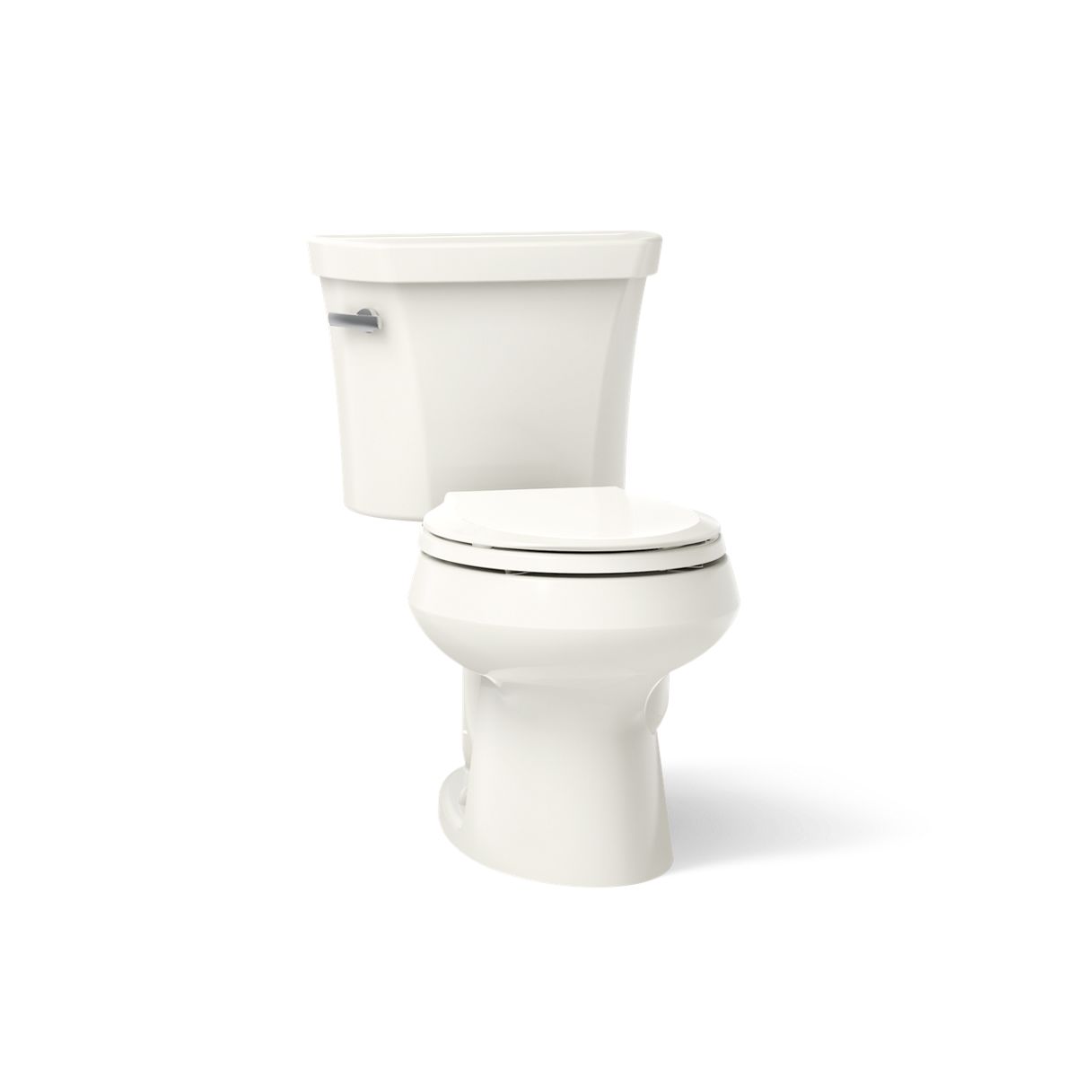 Wellworth Two-piece round-front toilet, 1.28 gpf