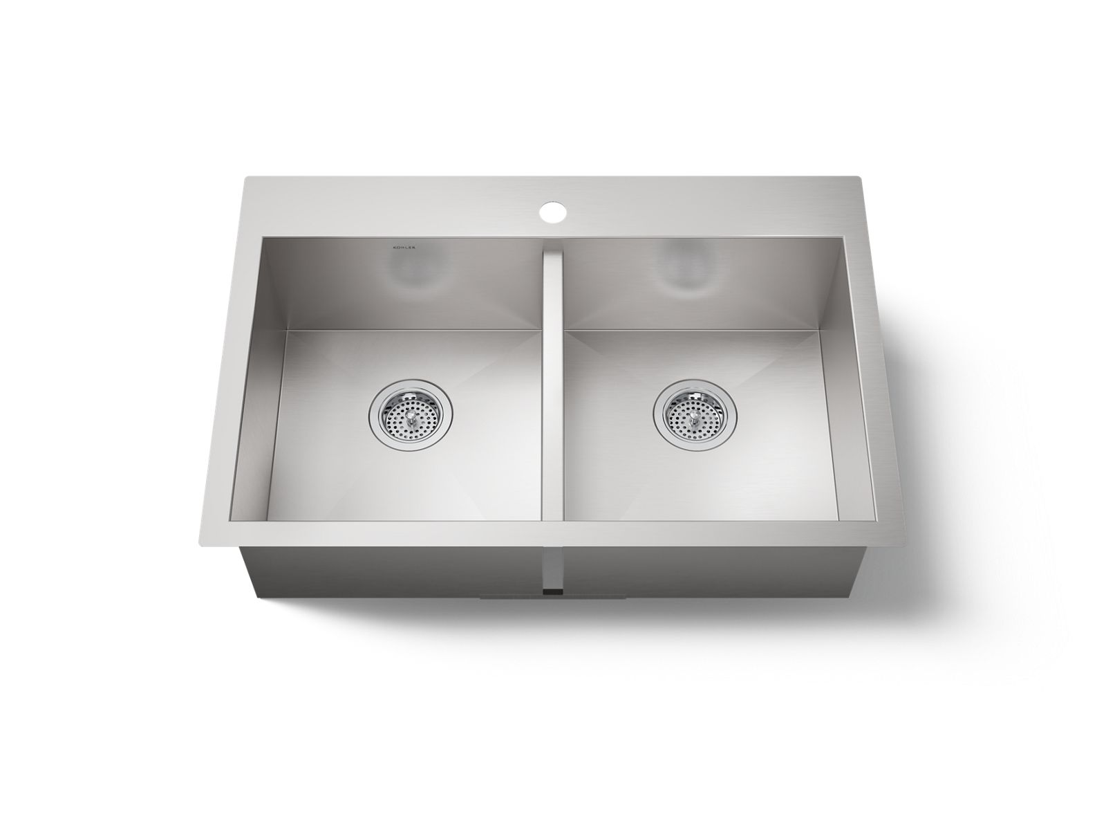 Kohler 3820-1-NA Vault 33" top-/undermount double-bowl kitchen sink