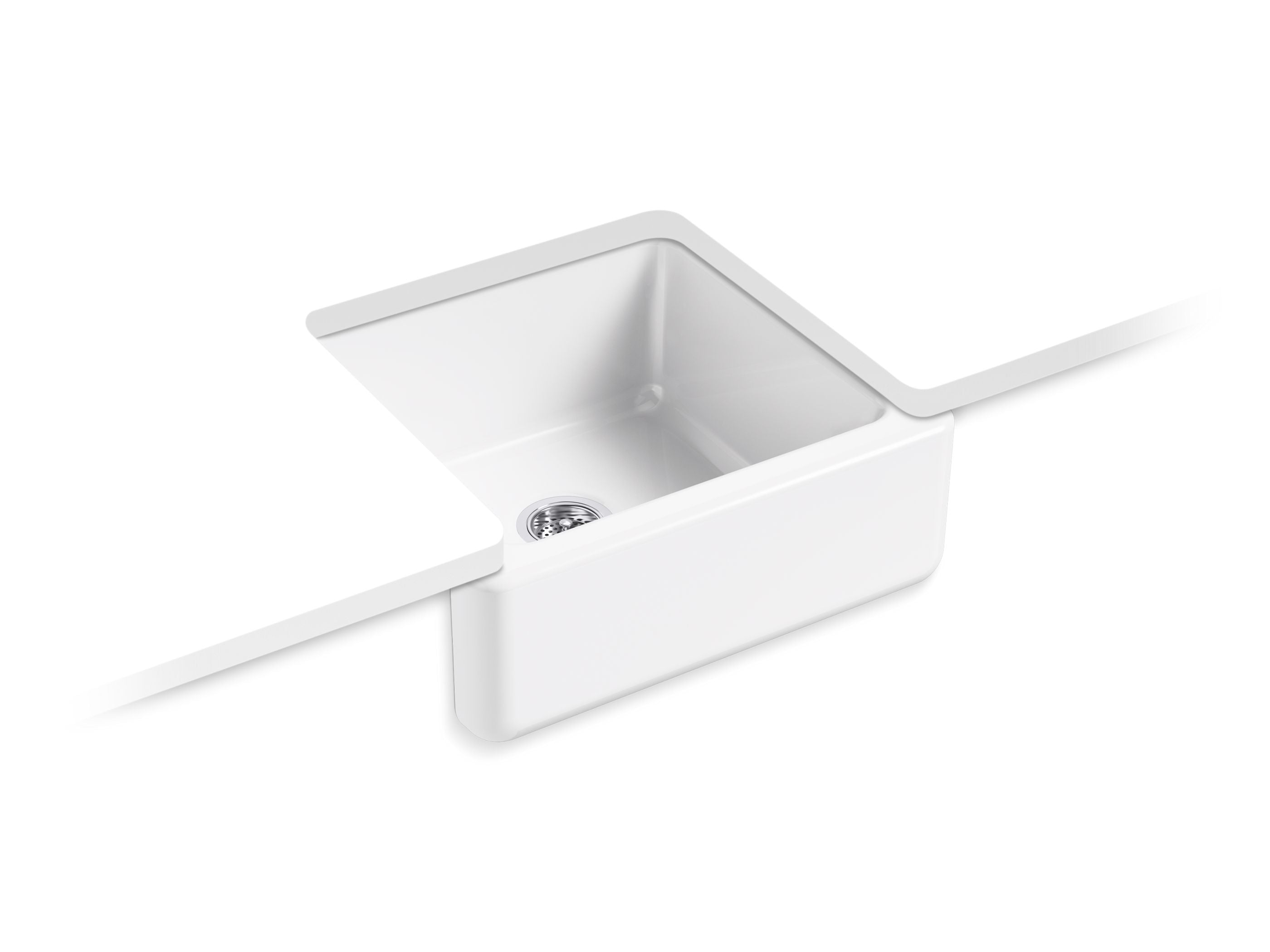 Whitehaven 23-1/2" undermount single-bowl farmhouse kitchen sink