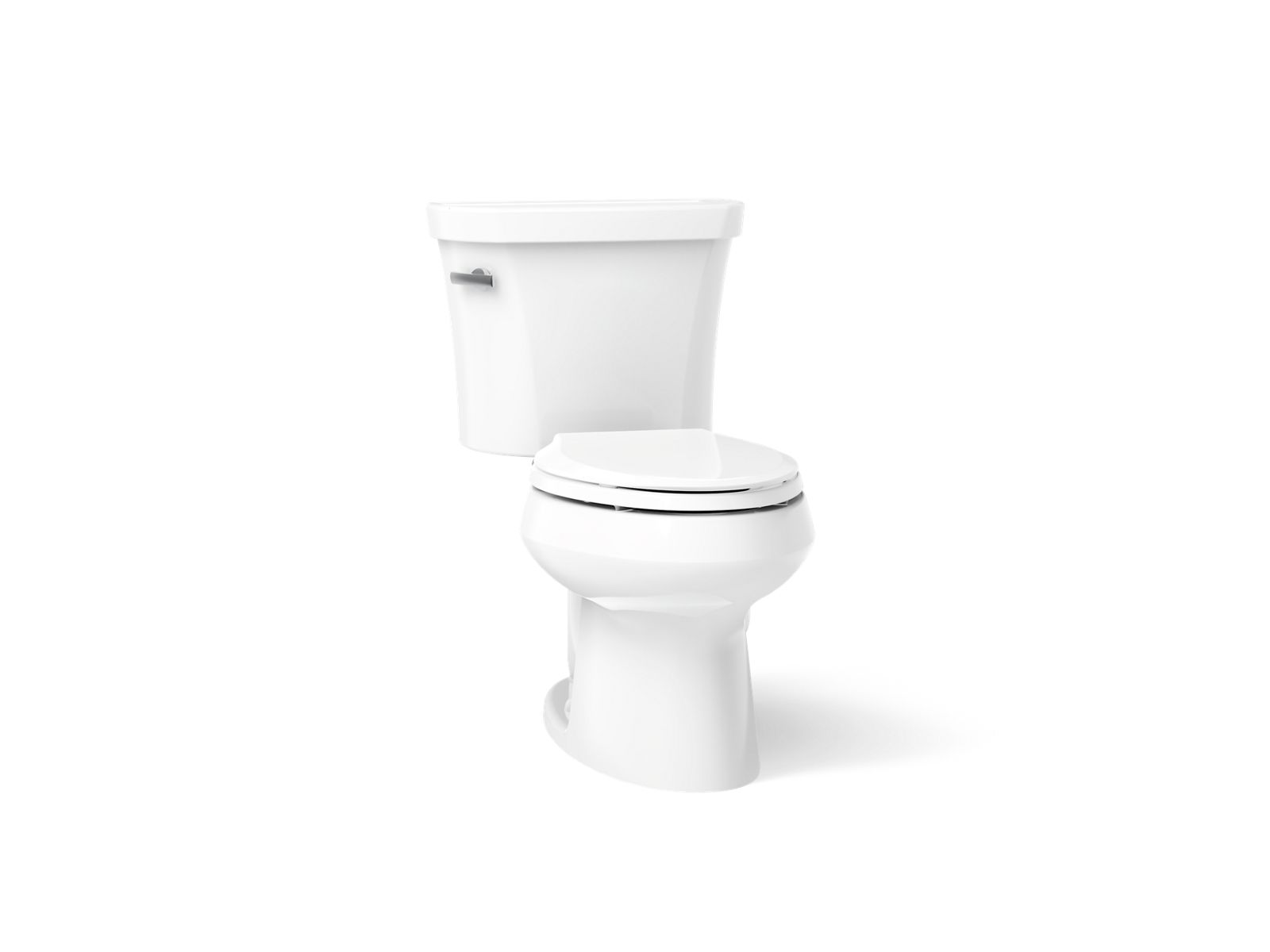 Kohler 3948-0 Wellworth Two-piece elongated toilet, 1.28 gpf