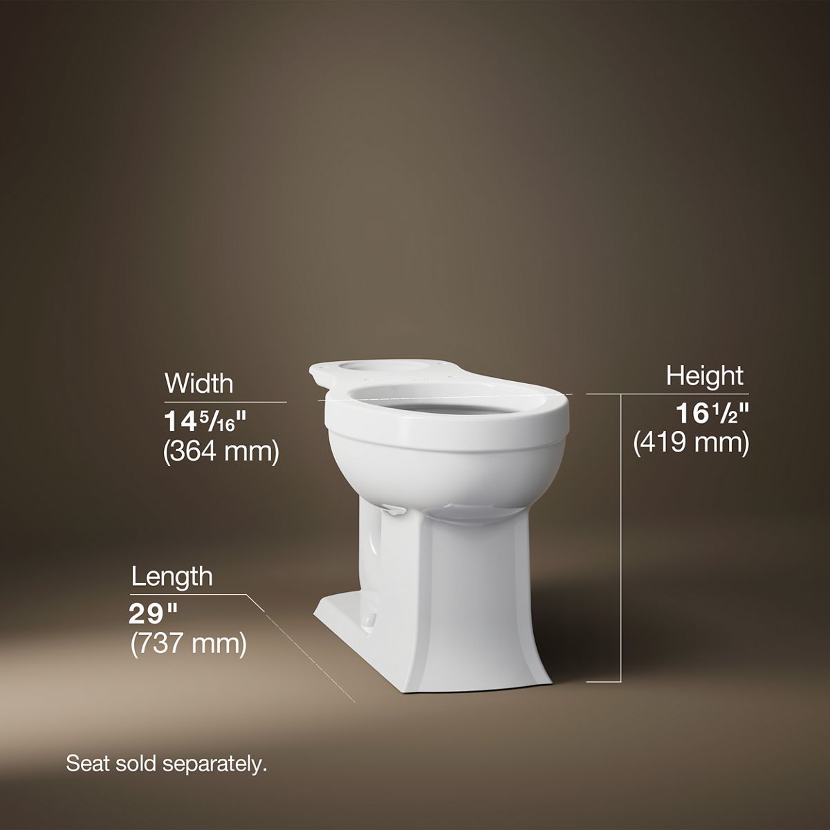 Archer Elongated toilet bowl