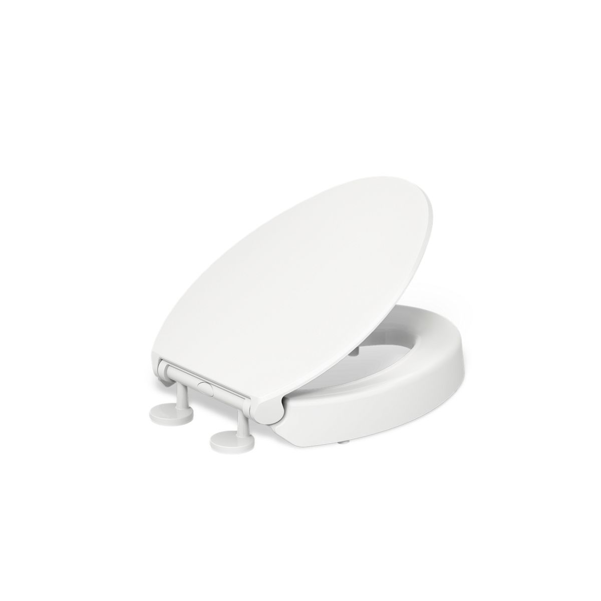 Hyten Elevated Quiet-Close elongated toilet seat