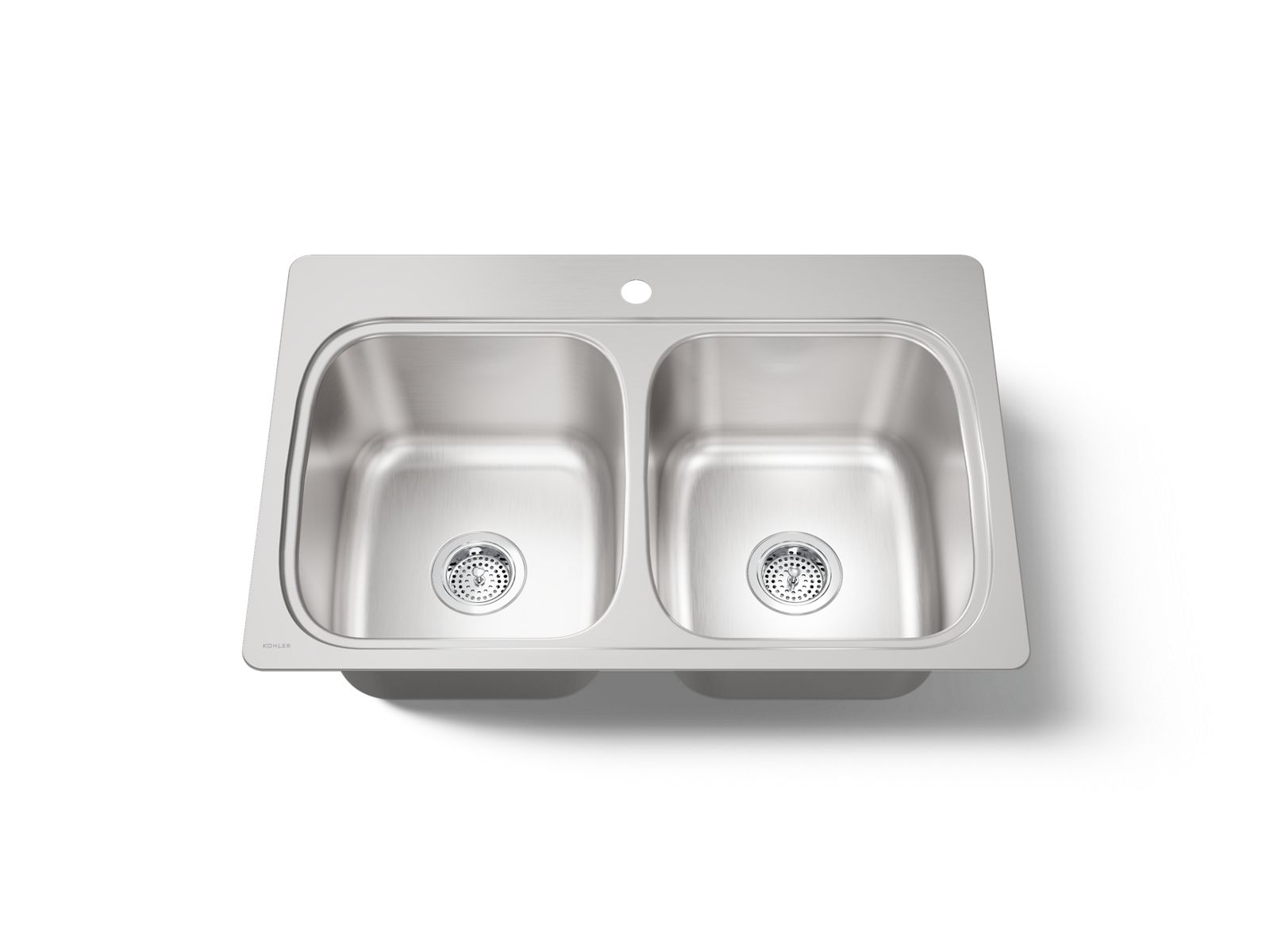 Kohler 5267-1-NA Verse 33" top-mount double-bowl kitchen sink