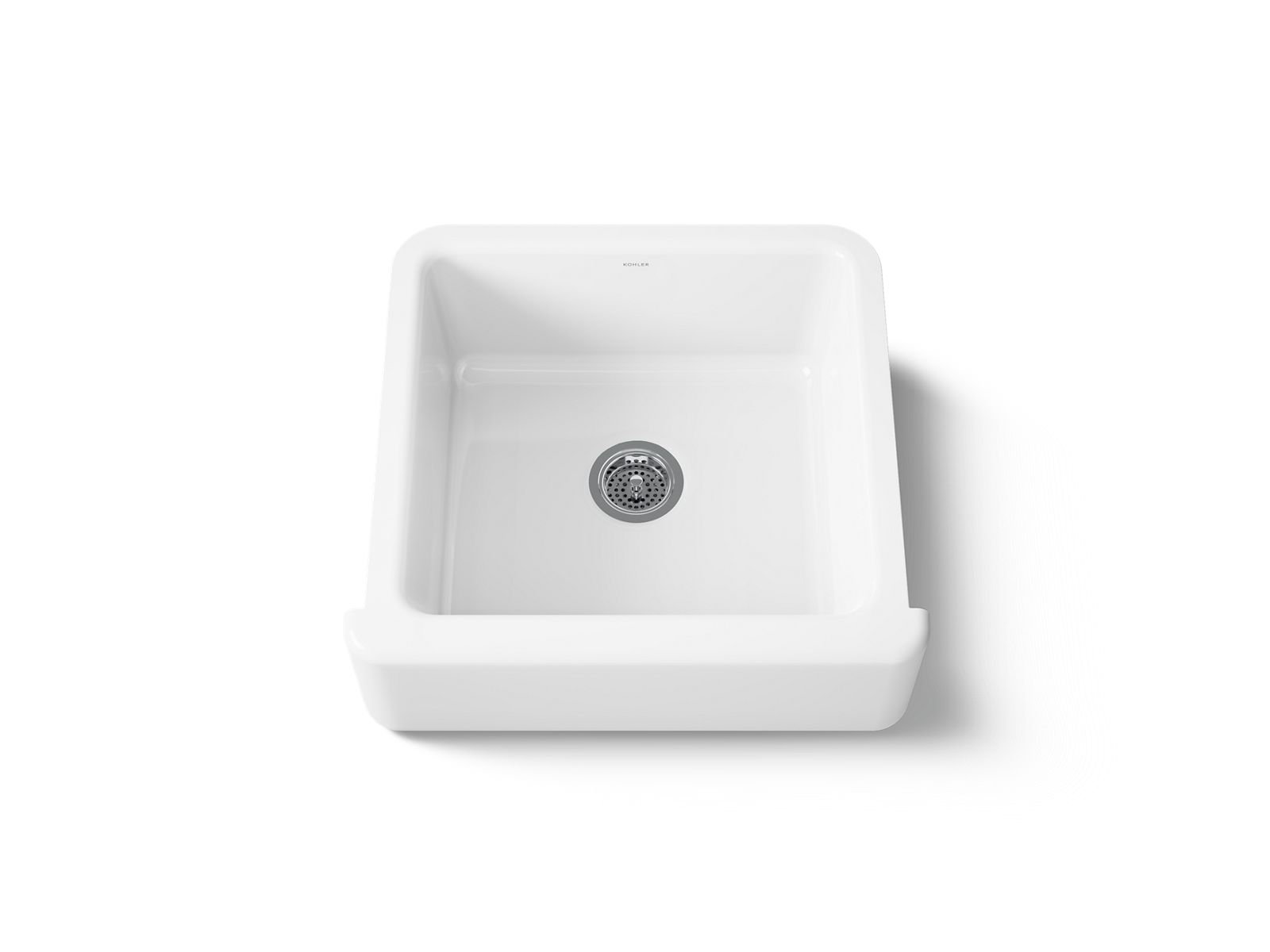 Kohler 5665-0 Whitehaven 23-1/2" undermount single-bowl farmhouse kitchen sink