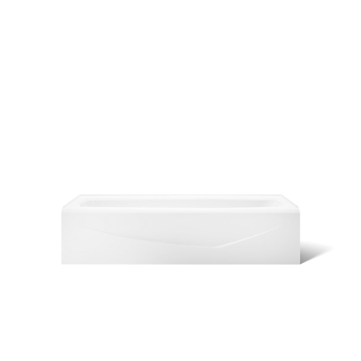 Kohler 715-0 Villager 60" x 30-1/4" alcove bath, left drain