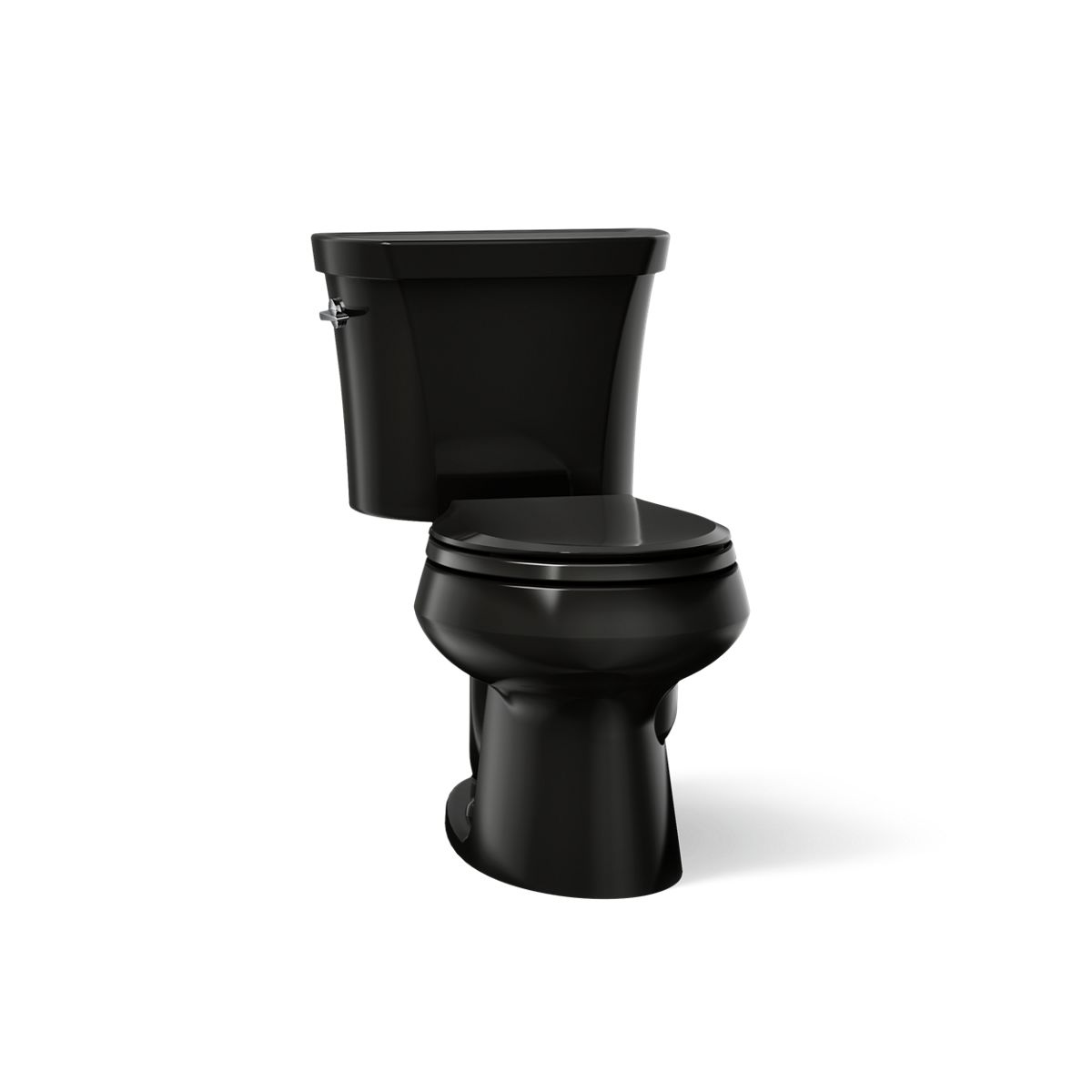 Wellworth Two-piece round-front toilet, dual-flush