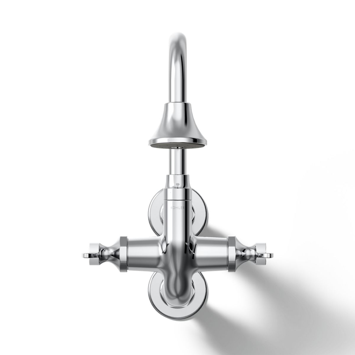 Kohler 730T70-4AJR-CP Triton Bowe Cannock Wall-mount lavatory faucet, 1.2 gpm