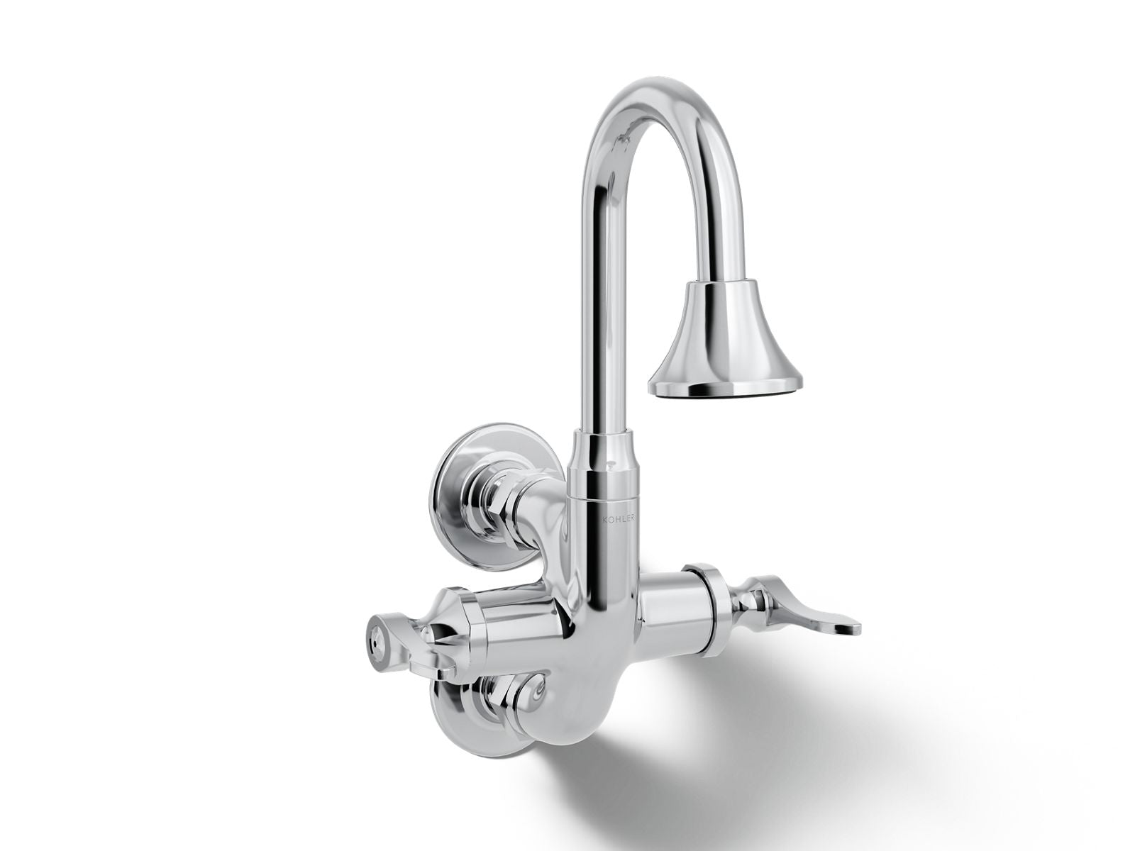 Kohler 730T70-4AJR-CP Triton Bowe Cannock Wall-mount lavatory faucet, 1.2 gpm