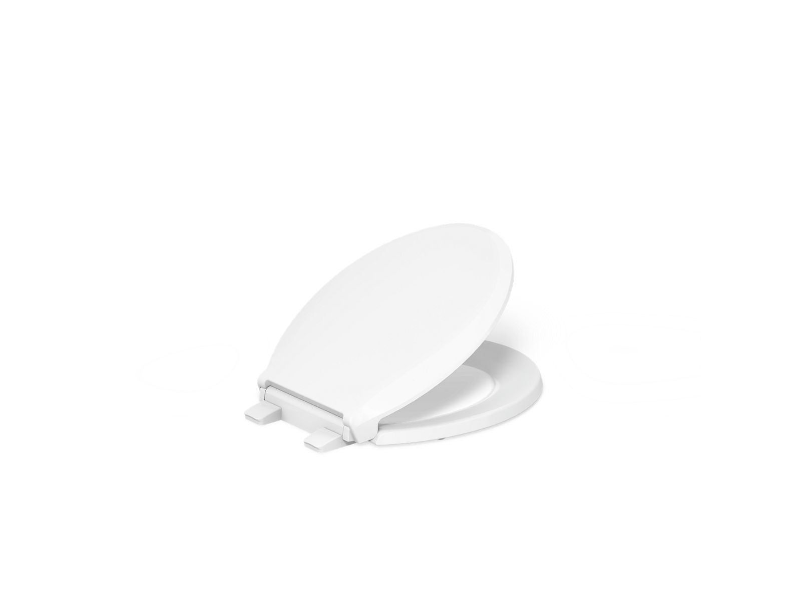 Kohler 75758-RL-0 Cachet Nightlight ReadyLatch Quiet-Close round-front toilet seat