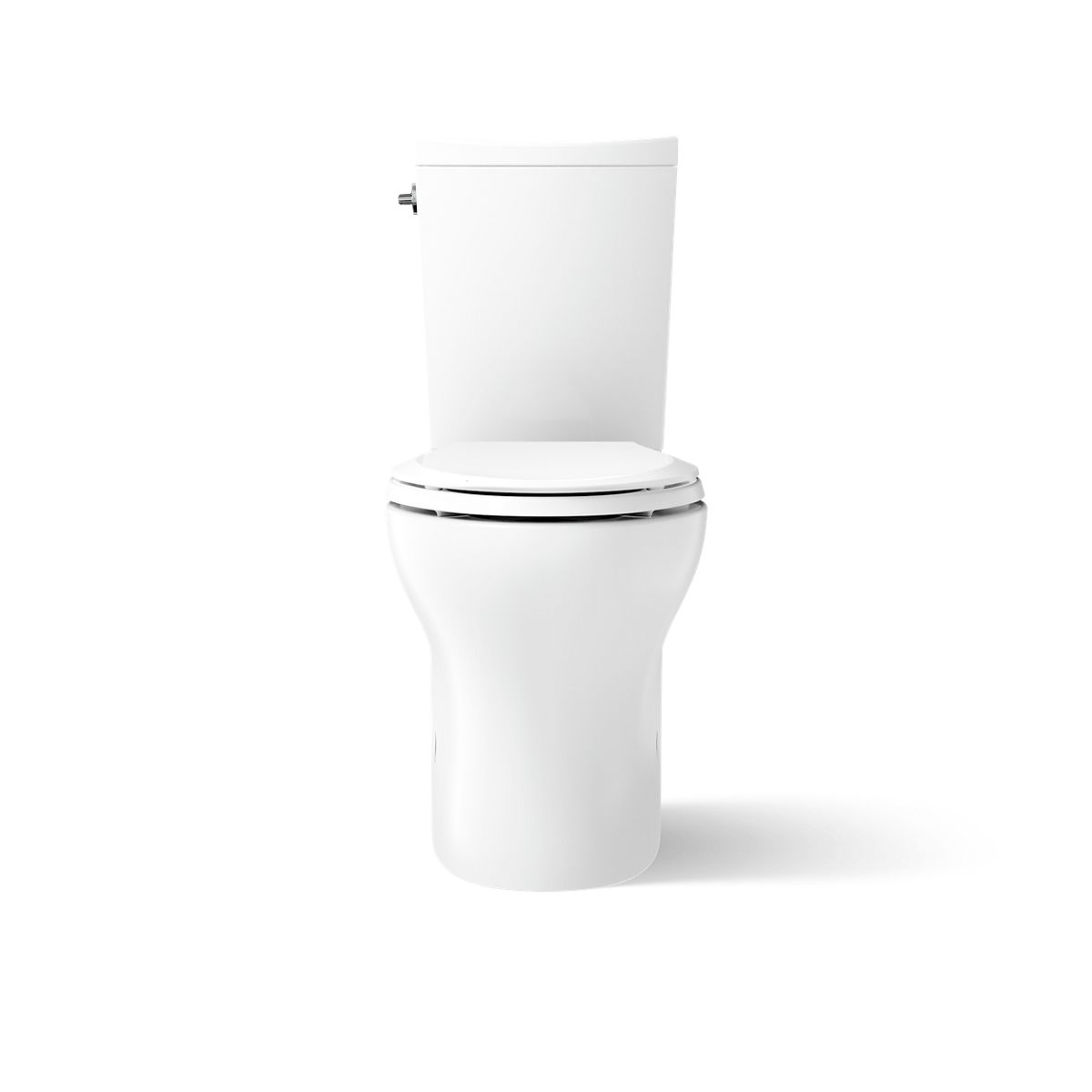 Kohler 75790-0 Persuade Curv Two-piece elongated toilet with skirted trapway, dual-flush