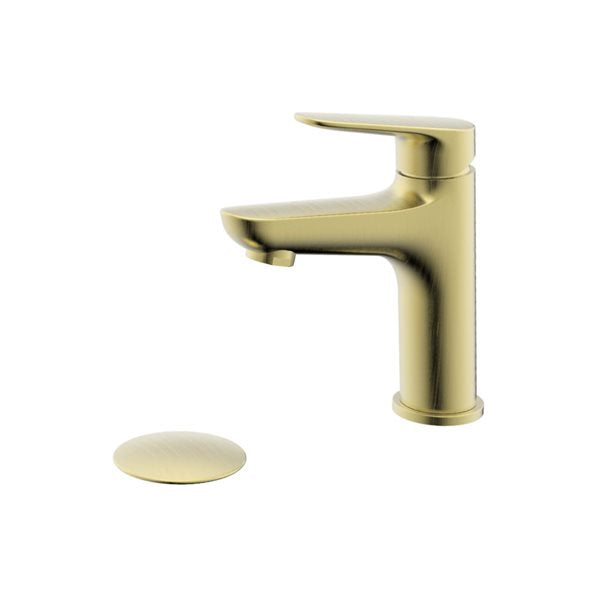 CraftX Blis CXBL211-PUPBB bathroom faucet with pop-up drain in Brushed Bronze